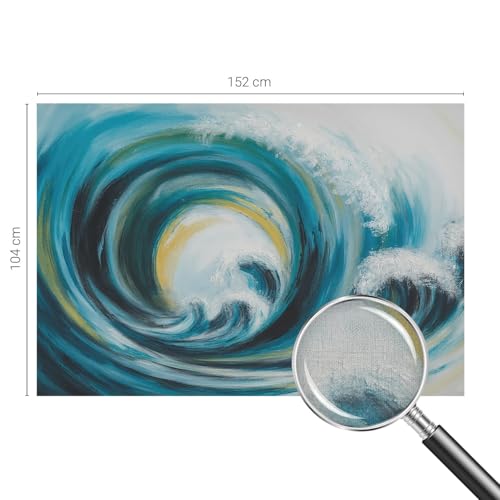 Papel Pintado Adhesivo para Renovar Paredes Con Manchas Fotomural Ola del Mar 5