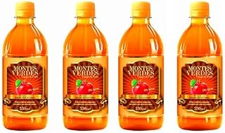 Kit C/4 Vinagre De Maçã Natura 5% De Acidez 530ml
