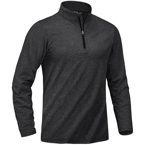 KEFITEVD Men's Long Sleeve Sports T-Shirt Cover