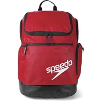 Speedo Unisex Adult's Teamster 2.0 Rucksack, Red, 35L