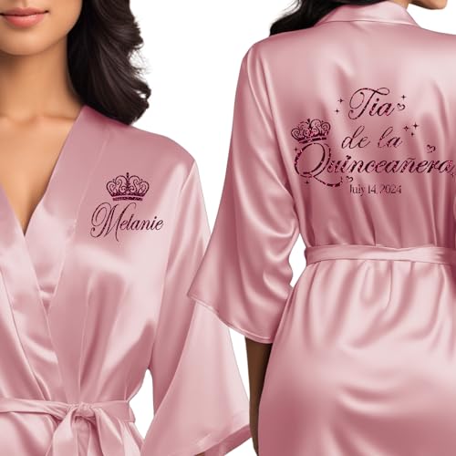 Mis Quince Anos Robes, Pretty Quinceanera Robes, Mama de la Quince, Quinceanera Gifts