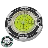 Zestivra -Tool, Kleine Golfballmarker-Wasserwaage, Hochpräzise Golfwerkzeuge multifunktionales Nivelliergerät für Gartenarbeit, Golfplatz, Architektur