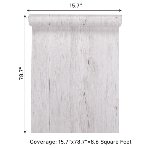 Papel de contacto de madera autoadhesivo para renovar superficies dañadas 7