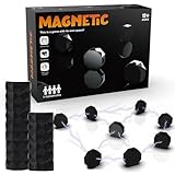 Magnetisches Schachspiel – Pädagogisches Magnetspiel mit 20 Magnetsteinen & Seil, Lern- & Reisespiel für Kinder & Erwachsene, fördert Logik, Konzentration & gemeinsames Spiel, Geschenk für Familie