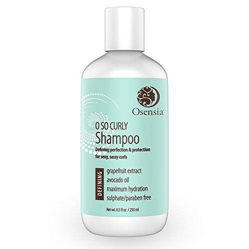 Osensia Curl Shampoo for Sexy Curls - No Frizzy Hair - Paraben and Sulfate Free Shampoo with Nourishing Avocado Oil - Curly Hair Shampoo for Kids, Men, Women, 8.5 Ounces