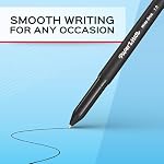 Paper Mate Ballpoint Pens, Write Bros. Blue Ink Pens, Medium Point (1.0 mm), 12 Count