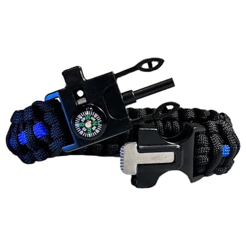 P-51 Paracord Bracelet with Survival Kit Cover