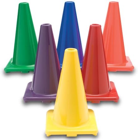 Color My Class 18 Inch Game Cones Set of 6
