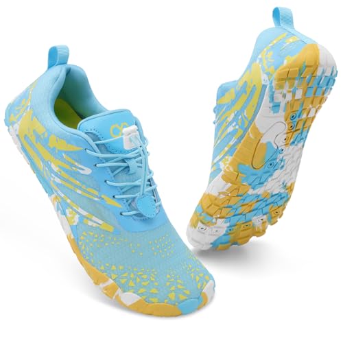 Image of XIHALOOK Athletic Hiking Water Shoes Womens Mens Quick Dry Barefoot for Beach Walking Kayaking Surfing Training