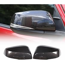 Auto Door Rearview Mirror Protective Trim Cap Compatible with Toyota Wildlander 2020-2022, Side View Mirror Cover Door Side Moulding Trim Accessories carbon fiber pattern