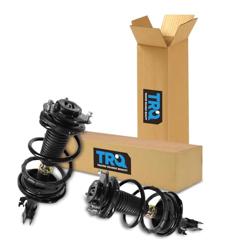 Image of TRQ Front Strut and Spring Assembly Set Loaded | For 04-06 Lexus RX330 without Air Suspension 07-09 RX350 without Air Suspension 06-08 RX400h 04-07 Toyota Highlander