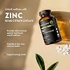 Mt. Angel Vitamins - Zinc Citrate 50mg - Zinc 50 mg Citrate Chelate - Natural Zinc Supplements Made in USA - 60 Vegetarian Tablets