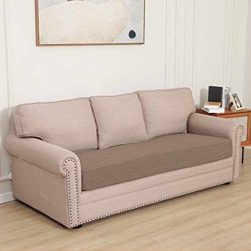 Image of Easy-Going Stretch 1 Piece Oversized Couch Cushion Cover for Sofa