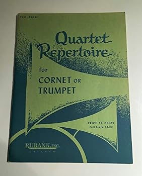 Unknown Binding Quartet Repertoire for Cornet or Trumpet, etc. < Full score. > Book