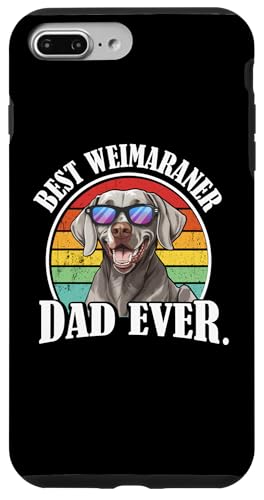 Cute Retro Vintage Weimaraner Dad Lover �X�}�z�P�[�X iPhone 7 Plus/8 Plus �p