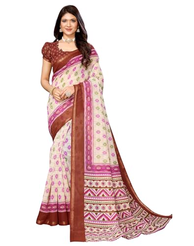 Image of Yashika Linen Blend Womens Saree