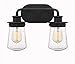 Quoizel LWN8602GK Lewiston Farmhouse Vanity Bath Lighting, 2-Light, 200 Watts, Grey Ash (11"H x 14"W)