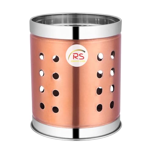 RIWAYAT STEEL | STAINLESS STEEL CUTLERY HOLDER | MULTIPURPOSE HOLDER FOR KITCHEN, OFFICE & DINING (COPPER) (B0D54BC1ZH) Amazon Price History, Amazon Price Tracker