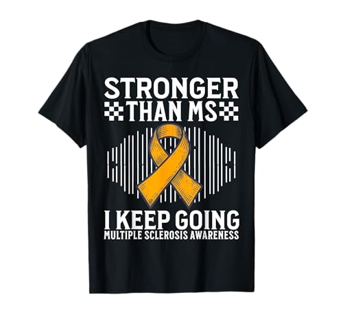 Stronger Than MS Multiple Sclerosis Awareness Warrior Gifts Camiseta