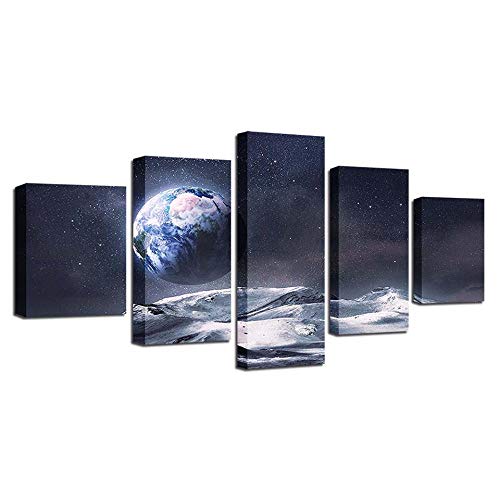Image sur verre et tableau mural sur toile au motif moderne chic pour salon