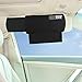 Car Visor Extender TFY Anti-Glare Sun Visor Extender Windshield and Side Window Sunshade and UV Rays Blocker (1 Piece) (Black)