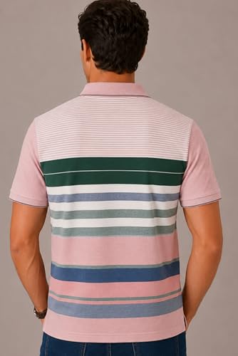 Image of SANE ORIGINALS Polo T-Shirt for Men with Pocket || Striped Polo for Men