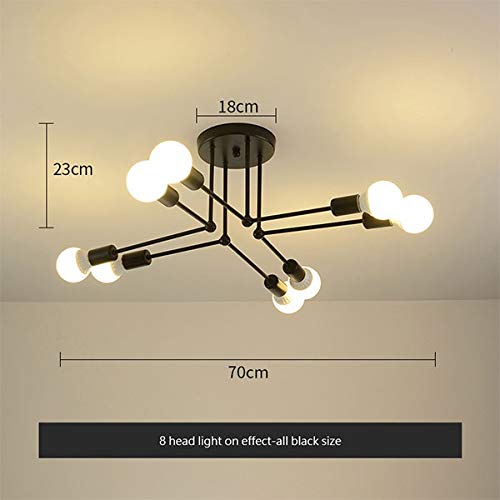 Plafonnier industriel vintage pour éclairer un plafond bas