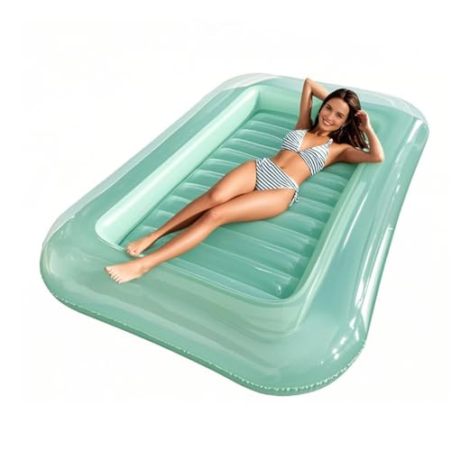 Chaise longue flottante de piscine : radeau gonflable de camping et rivière