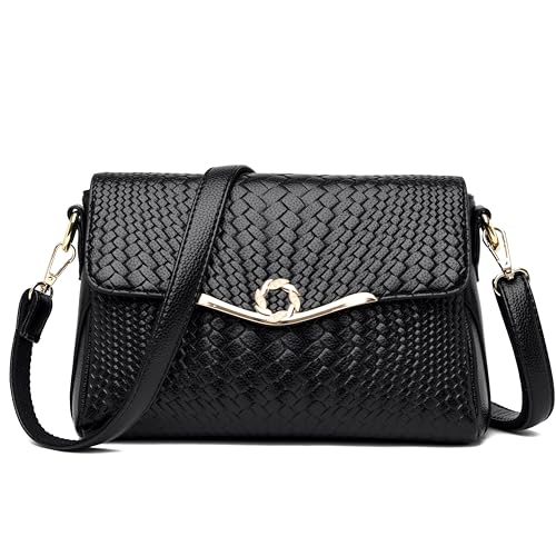 FSD. WG Crossbody Bags for Women Leather Ladies Shoulder Purses with Chain Strap Stylish Clutch Purse