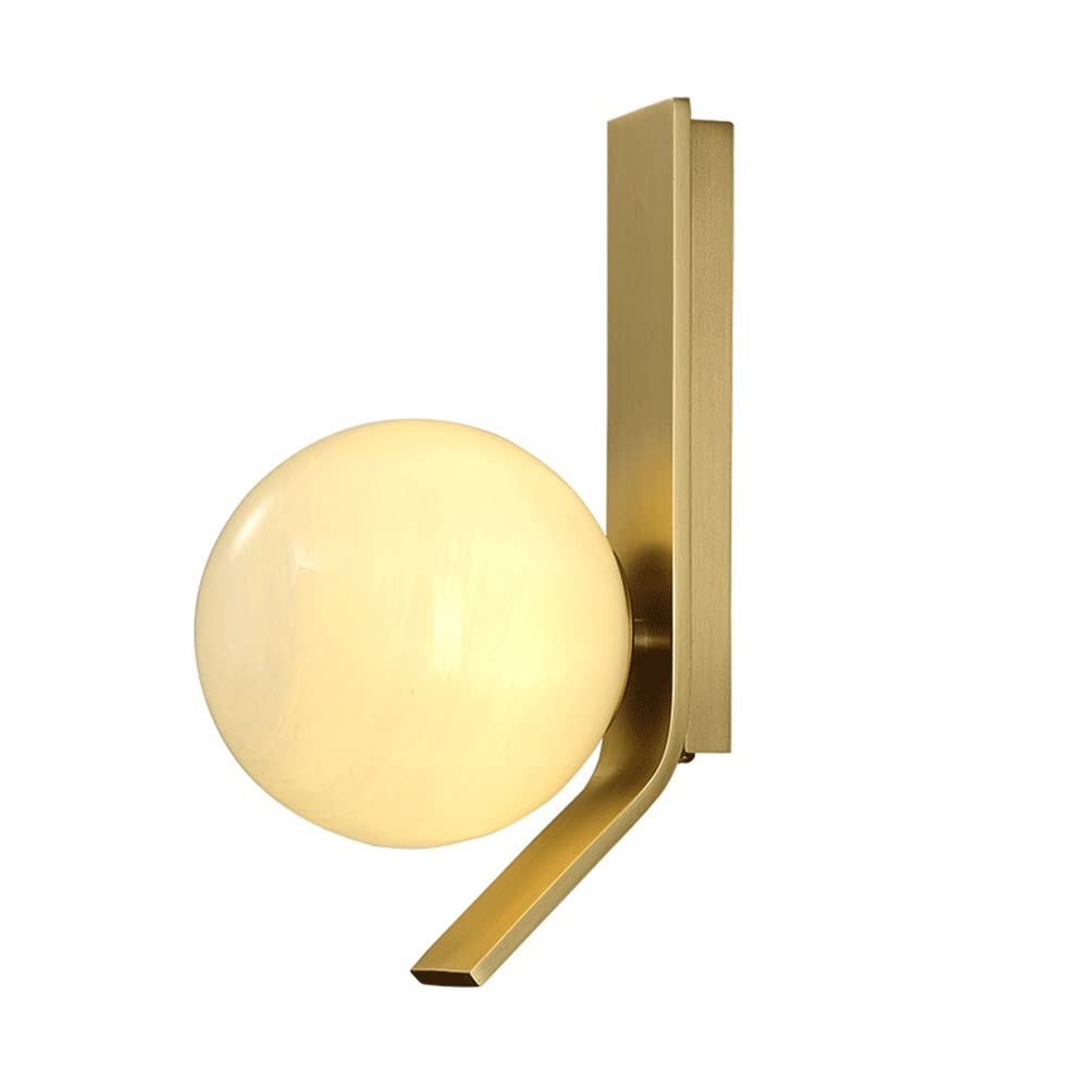 Accesorios de iluminación modernos for cabecera en formato de aplique de vidrio esférico 8