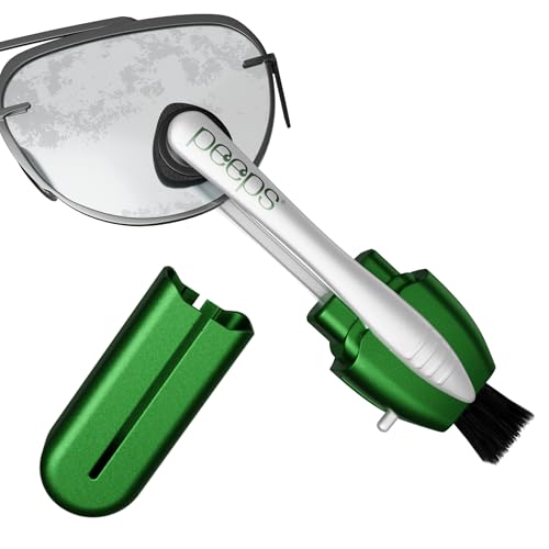 Peeps Eyeglass Cleaner | No Cloths, No Wipes, No Sprays, No Alcohol, No Mess. All-In-One Lens Cleaner for Eyeglasses and Sunglasses