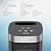 Small Portable Space Heater for Indoor Use - VOCRS 1500W PTC Electric Heater with Thermostat, Remote Control, 12H Timer, Eco and Fan Mode, Rapid and Safe Heating for Bedroom, Office