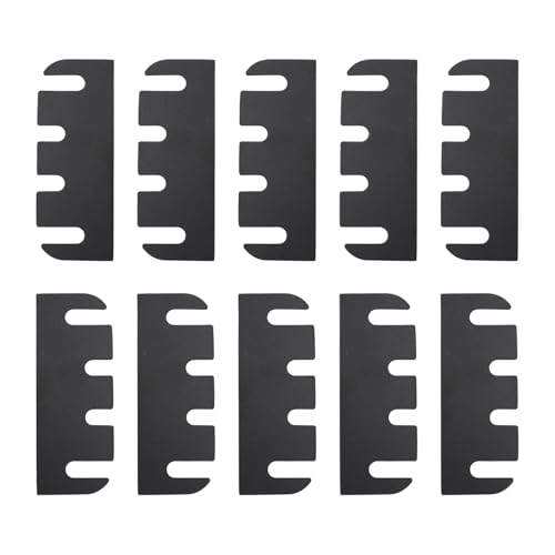 Lrtyui ドアガスケット - 10個セットPVCキャビネットヒンジスペーサーキット 修理用アライメント調整,ガレージ家具寝室キッチン handyman収納ユニットワードローブリビングルーム用修理アクセサリー