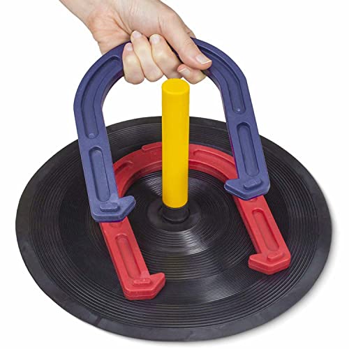 Crown Sporting Goods Deluxe Indoor and Outdoor Horseshoe Game Set - Thumbnail 3
