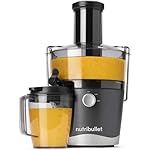 NutriBullet Juicer Centrifugal Juicer Machine for Fruit, Vegetables, and Food Prep, 27 Ounces/1.5 Liters, 800 Watts, Gray NBJ50100 - Image 4