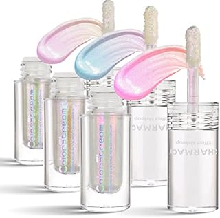 CHARMACY Liquid Duochrome Eyeshadow, Multi-Dimensional Eye Looks, Long Lasting Glitter Eye Shadow Sets Metallic Pigments, Quick Drying, Sparkling Shiny Eye Makeup for Beginners (##01)