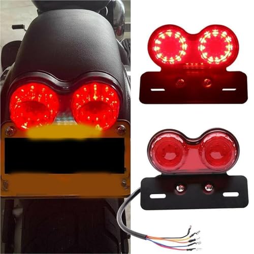 Feu arrière moto pour remplacer la bavette d'origine sur Kawasaki avec support - 3