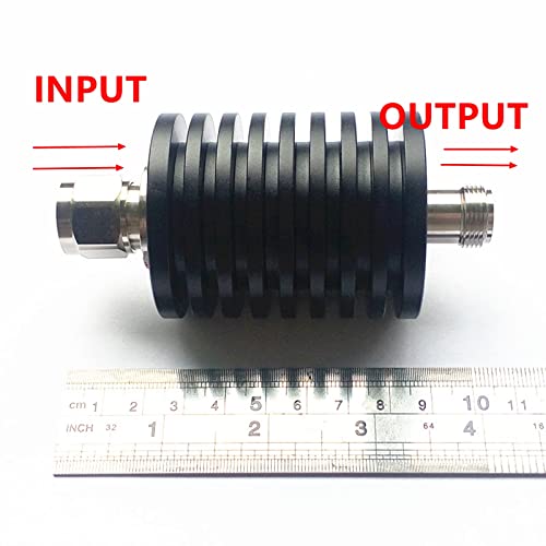 BECEN Atenuador conector macho para fêmea 50W N, 1-50db, DC para 3GHz, 50 Ohm (10db)