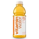 vitaminwater zero rise, electrolyte enhanced water w/ vitamins, orange drink, 20 fl oz
