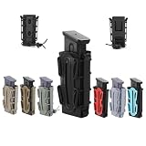 【Pochette universelle polyvalente for magazines】 Conçue for une large application, elle contient en toute sécurité des chargeurs de pistolets, des chargeurs de fusils et des accessoires tactiques tels que des lampes de poche ou des couteaux, idéal for l'airsoft, l'entraînement, le paintball et une utilisation tactique en extérieur.