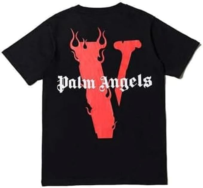 Skmoaol Hip Hop V Shirts for Men Women Fashion Graphic Tees Novelty Crewneck Short Sleeve T Shirt Tops Black