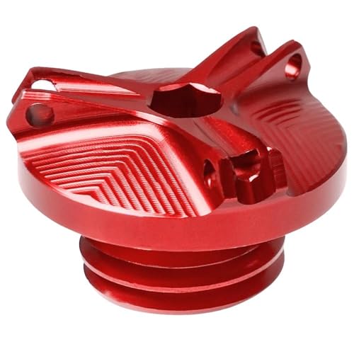 Tapa de llenado de aceite CNC que mejora la seguridad del motor de tu CB 1000R Rosso