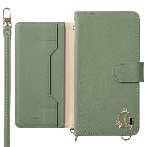 COVERARY Pixel 4a�p �P�[�X �蒠�^ �X�}�z�P�[�X 1���� ���X�O���[�� �S�@��Ή� �X�}�z�X�^���h �V�����_�[�X�g���b�v ���|�� �����݃J���[ �l�R �L 100065903