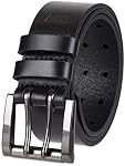 Levi's Ceinture de bride en cuir véritable pour hommes