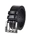 Levi's Men's 1 9/16 in. Genuine Leather Two-Pronged Buckle Belt,Black,44