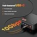 BOSGAME P4 Mini PC Desktop Computers, Ryzen 7 5825U, 32GB DDR4, 1TB M.2 2280 NVMe SSD, 11 Pro, Dual LAN 2.5G, Wi-Fi 6E, BT5.2, 4K Triple Display HDMI+DP+Type-C