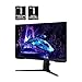 Samsung 32-Inch Odyssey G3 (G30D) Series FHD Gaming Monitor, 1ms, 180Hz, AMD FreeSync, Adjustable Stand, Black Equalizer, Virtual Aim Point, Eye Saver Mode, Flicker-Free, LS32DG302ENXZA