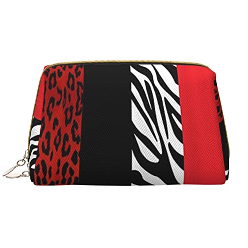 Trousse de maquillage de voyage empêchez les fuites avec ce cuir zippé
