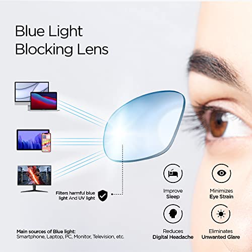 Image of EVEE Fashion Cateye Computer Glasses For Women with Blue Light Blocking - (Vienna)