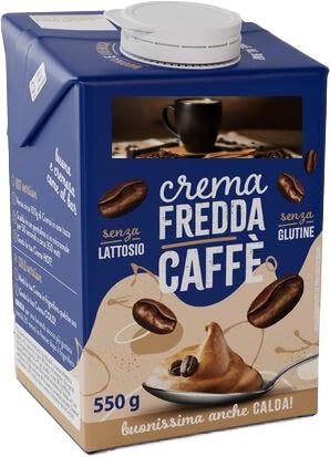 Crema Fredda Caffè, Senza Lattosio, Senza Glutine, buonissima anche calda,